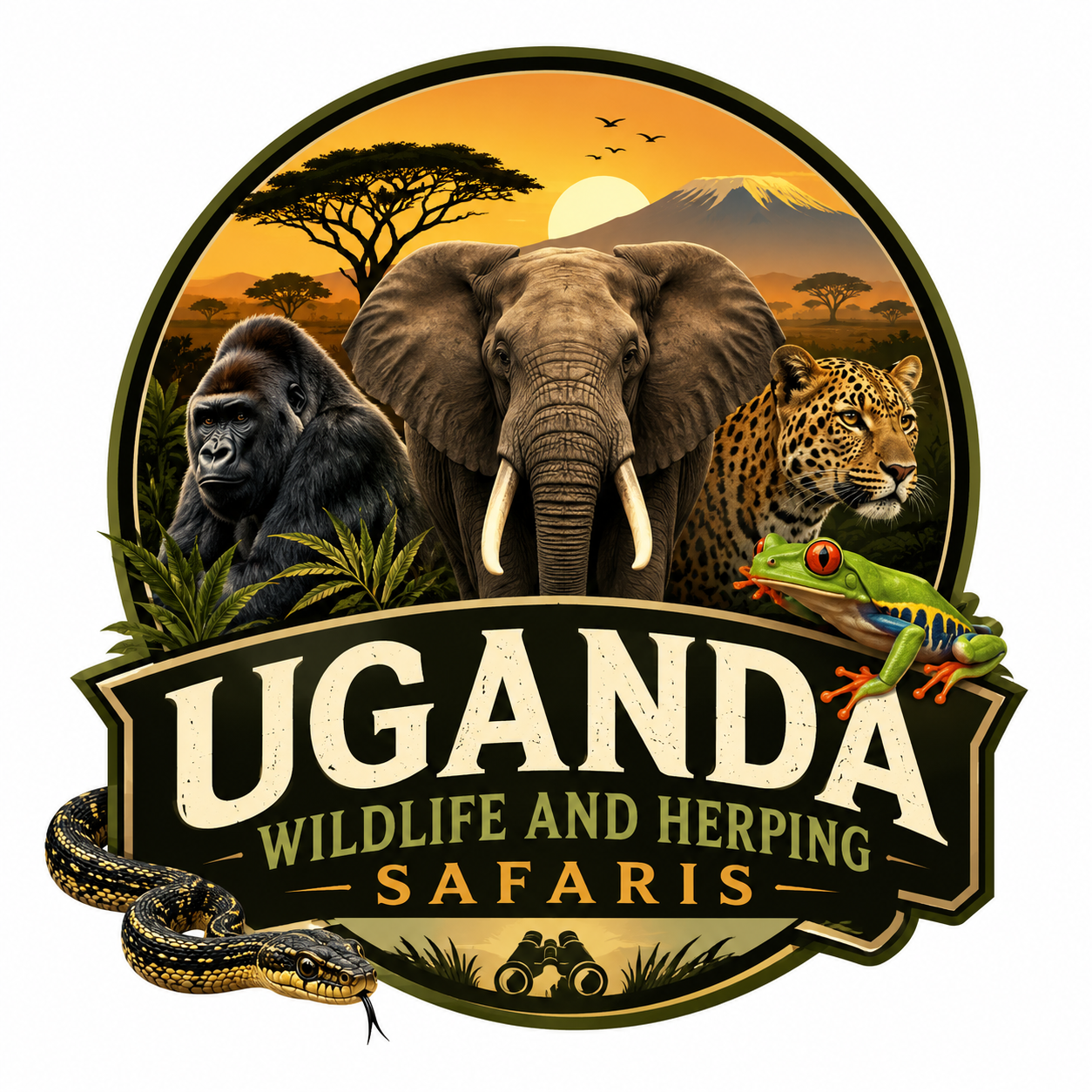 Uganda Wildlife & Herping Safaris | Gorilla Trekking Tours